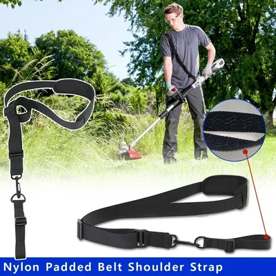 Nylon Padded Belt Shoulder Strap Harness Compatible String Trimmer Leaf Blower Accessories Gasoline Brush Cutter Accessories