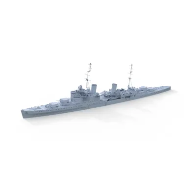 SSMODEL SSC604 1/700 1/350 Militärmodellbausatz HMS SOUTHAMPTON Light Cruiser der Stadtklasse Image