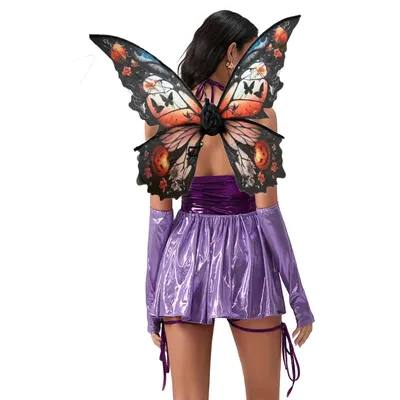 Schmetterlings flügel für Frauen Feen flügel Cosplay Kostüm zubehör für Halloween-Party Image