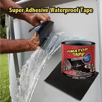 Super Strong Waterproof Tape: Stop Leaks, Seal Repairs & Insulate PVC Pipes Instantly! Image