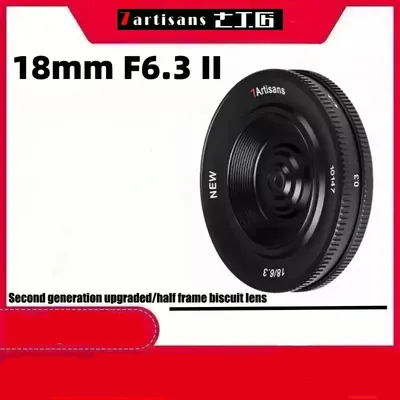 7artisans 18mm F6.3 Mark II Objektiv Ultradünne APS-C Manuelle Prime Kamera Objektiv Für M4/3 Sony E Fuji XF Nikon Z Canon EF-M Kamera