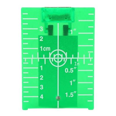 Ej.life - Magnetische Zielplatte, mit Bein für Level Meter Line Doppelskala (Zieltafel mit grünem Image