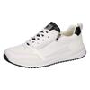 Sneaker WALDLÄUFER "H-MATTI", Herren, Gr. 11 (46), schwarz-weiß (weiß, schwarz), Leder, Textil, sportlich, Schuhe, Schnürschuh, Halbschuh, Freizeitschuh, Komfortweite H (= sehr weit)