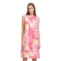 Chiffonkleid BETTY BARCLAY "Betty Barclay Chiffonkleid ohne Arm", Damen, Gr. 48, Normalgrößen, rosé, gelb, Obermaterial: 100% Polyester. Futter: 100% Polyester., modisch, Basic schmal kurz, ohne Ärmel, Kleider, Design