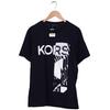 Michael Kors Mens Herren T-Shirt, Gr. 54, marineblau, Elasthan, Baumwolle, Synthetik