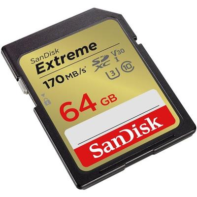 SanDisk Speicherkarte SDXC-Card Extreme 64 GB