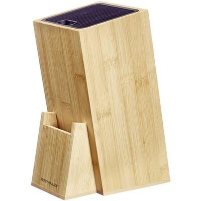 Westmark Messerblock braun, 11x24.5x16 cm