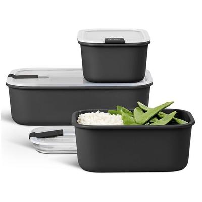 MEPAL Frischhaltedosen-Set »EasyClip Nordic Black« 3 Stück, 7 cm Image