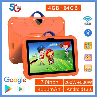 2025 New 7 Inch 5G WiFi Tablet Pc for Children's best Gifts Android Kids Game Educational Learning