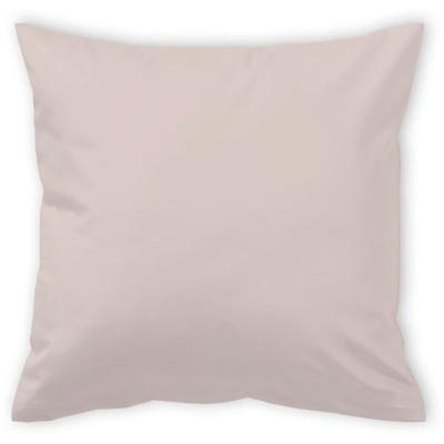 Kissenbezug CURT BAUER "Uni-Mako-Satin", beige (leinen), B:40cm L:40cm, Mako-Satin, Obermaterial: 100% Baumwolle, Kissenbezüge, Unifarben Image