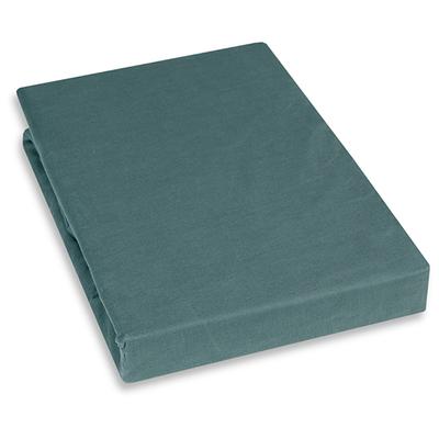 Spannbettlaken KAYORI "Kai", grau (anthrazit), B:90cm L:200cm, Renforcu00e9, Obermaterial: 100% Baumwolle, Laken, 100% Baumwolle Image