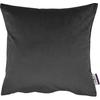 Dekokissen TOM TAILOR HOME "FRENCH VELVET" Gr. 1, grau (grau, unifarben), B:40cm L:40cm, Polyester, Dekokissen_Sitzkissen_Kissenhüllen, Kissenhülle ohne Füllung, 1 Stück
