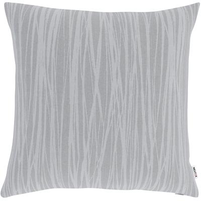 Kissenhülle NEUTEX FOR YOU "David Eco" Gr. 2, grau (silbergrau), B:48cm L:48cm, Polyester, Baumwolle, Bezug: 53% Polyester, 44% Baumwolle, 3% sonstige Fasern, Kissenbezüge, ohne Füllung