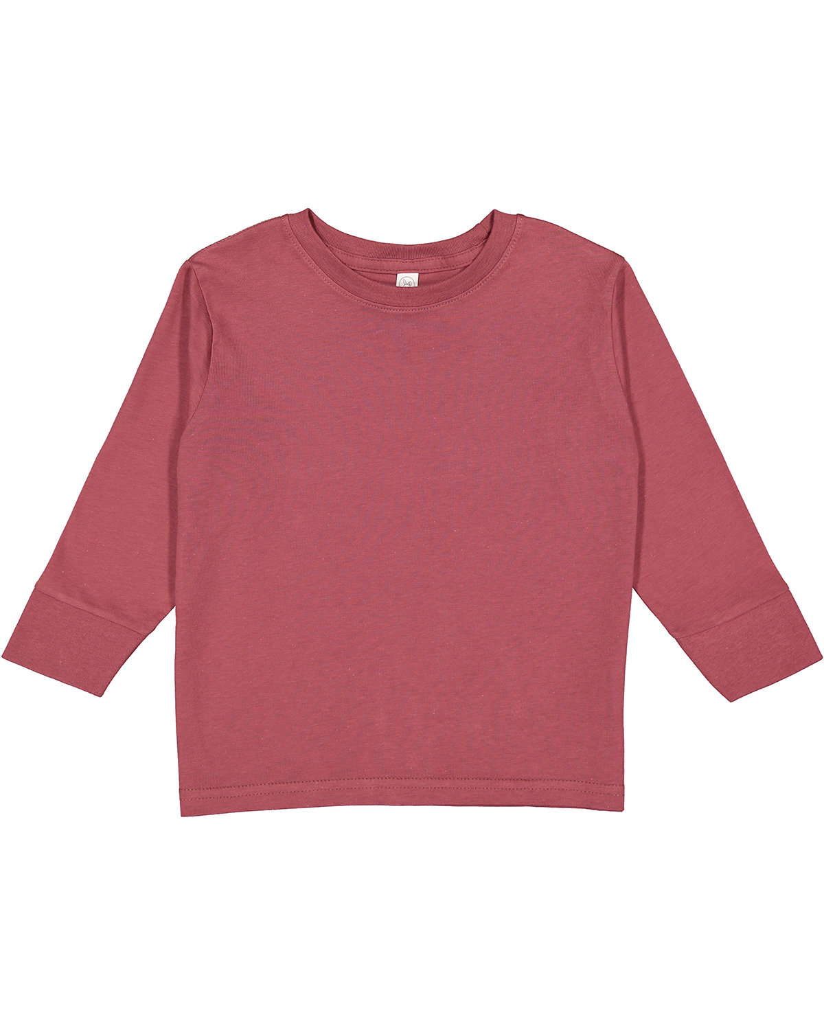Rabbit Skins RS3302 Toddler Long Slv Jersey Shirt in Rouge size 2 | Cotton/Polyester Blend 3302, LA3302