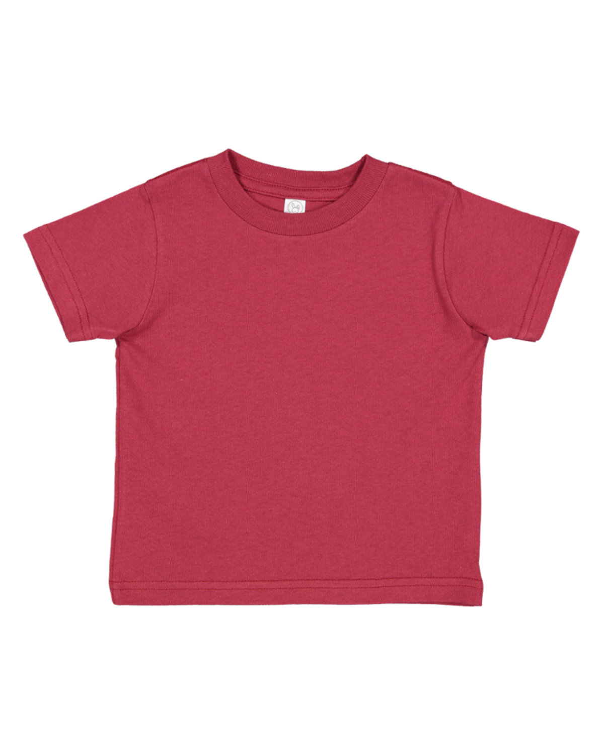Rabbit Skins 3321 Toddler Fine Jersey T Shirt in Garnet size 4 | Cotton LA3321, RS3321