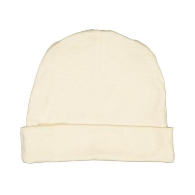 Rabbit Skins 4451 Infant Baby Rib Cap in Natural | Ringspun Cotton LA4451