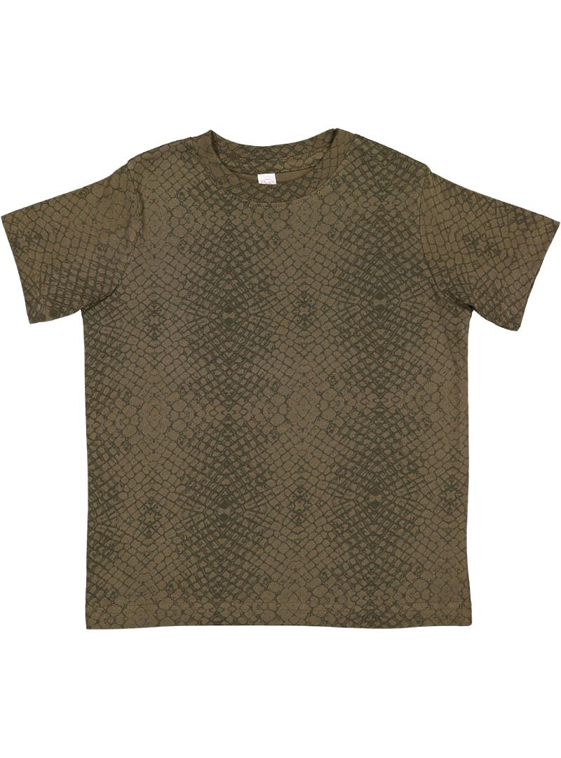 Rabbit Skins 3321 Toddler Fine Jersey T Shirt in Green Reptile size 2 | Cotton LA3321, RS3321