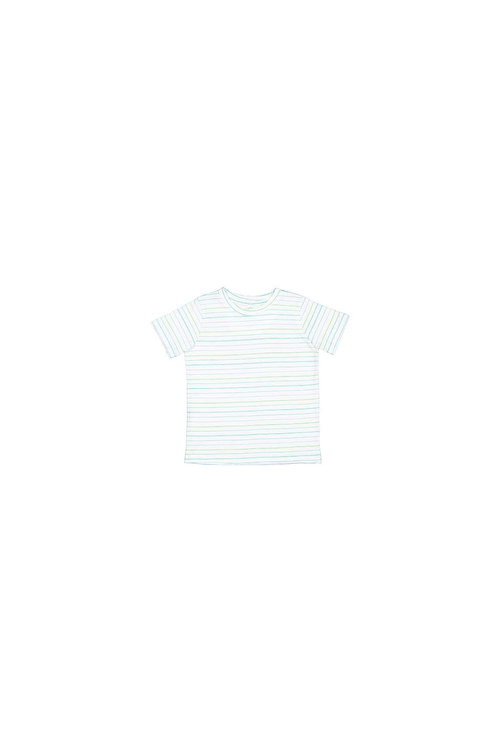 Rabbit Skins 3321 Toddler Fine Jersey T Shirt in Marine Stripe size 7 | Cotton LA3321, RS3321