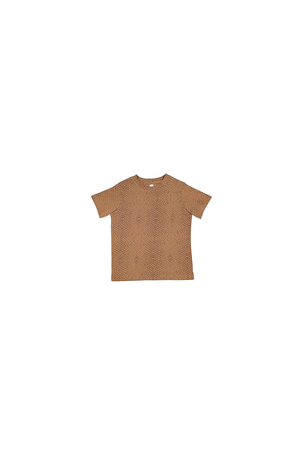 Rabbit Skins 3321 Toddler Fine Jersey T Shirt in Brown Reptile | Cotton LA3321, RS3321