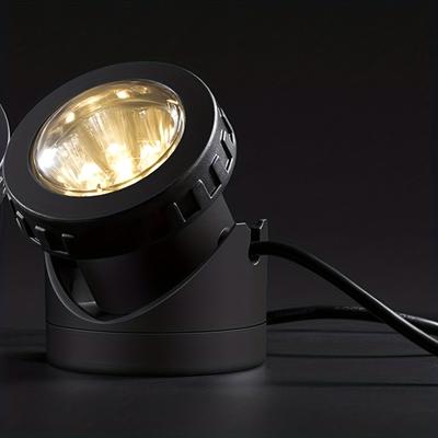 TEMU 1 Head/2 Heads/ Solar Underwater Light Lawn Lamp Spotlight Image