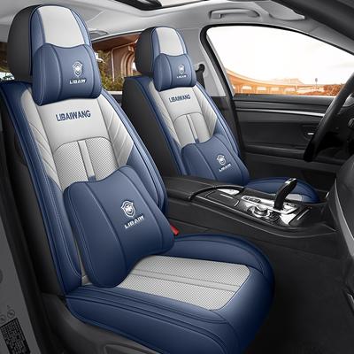 TEMU Five-seater Universal Four-season Wear-resistant Breathable And Easy-to- Leather Car Seat Cover Image