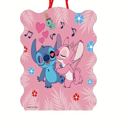 TEMU Stitch Birthday Party Decoration Pinata – With Floral Patterns, Ramadan, Easter, And Birthday Celebrations, Party Decorations Image