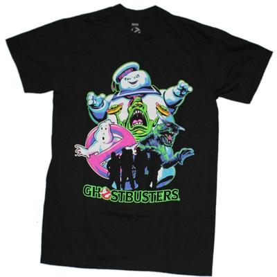 TEMU Men's Graphic T-shirt - 100% Cotton Casual Short Sleeve Tee With Iconic Movie Print, Round Neck, Machine Washable, Fit Image