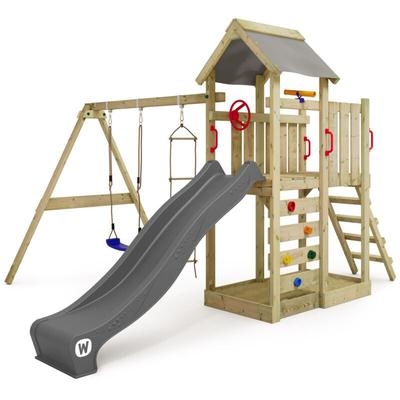 Wickey - Spielturm Klettergerüst MultiFlyer mit Schaukel & Rutsche, Kletterturm mit Sandkasten, Image