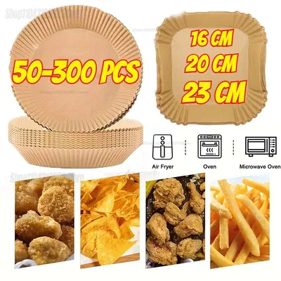 Air Fryer Disposable Paper Liner for Cooking Baking Nonstick Parchment Baking Oven Paper Kitchen Accessories Food Waxed Paper