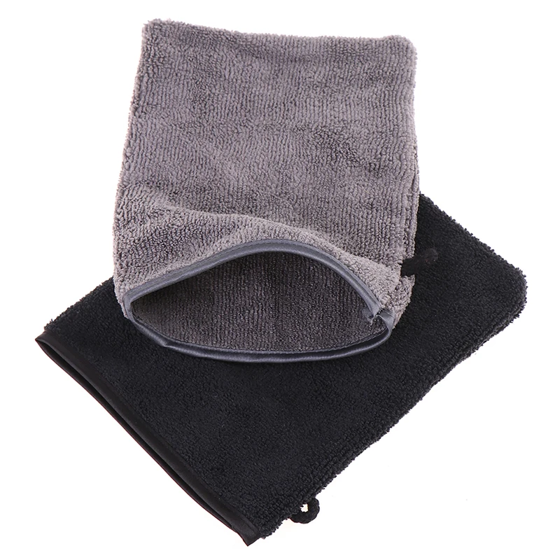 Wieder verwendbarer Make-up-Entferner Handschuh Mikro faser Gesichts reinigungs handschuh weicher Gesichts reiniger Handtuch polster Gesicht Tiefen reinigung Hautpflege-Tools Image