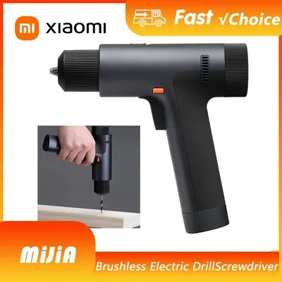 New Xiaomi Mijia Brushless Electric Drill Screwdriver Smart Home Power Tool Type-C Rechargeable Multi-functional Cordless Drill
