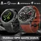 LIGE Outdoor-GPS-Smartwatch, 1,43 Zoll AMOLED, integrierter GPS-Kompass, Antwort auf Telefonanruf, 5 ATM wasserdicht, 500-mAh-Akku, Smartwatch