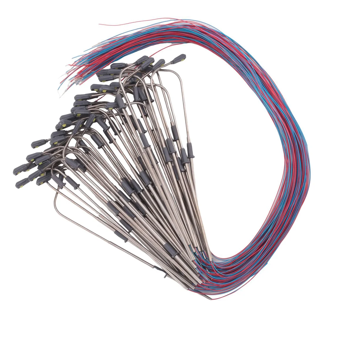 Neue 50 Stücke 1:150 Modell Straßenlaterne Eisenbahn Zug Lampe LED Garten Landschaft Licht Außen Hof Licht DIY Sandkasten Spiel Image