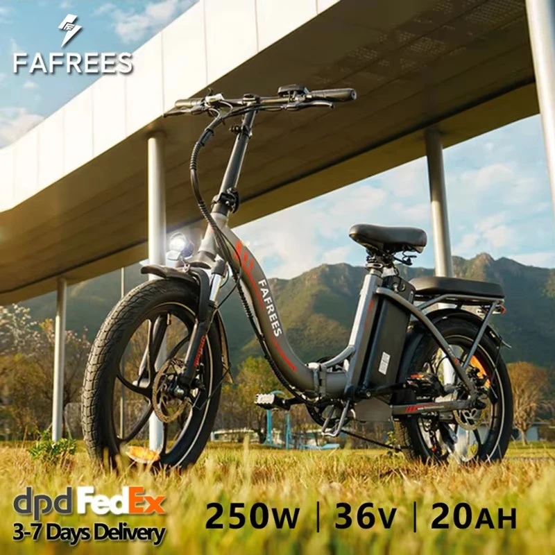 Fafrees F20+ Klappbar Elektrofahrräder Mit 36V 20Ah Abnehmbarem Akku, 20 Zoll MTB Mountainbike für Erwachsene, 7-Gang, 25 km/h und 75–90km Reichweite Image