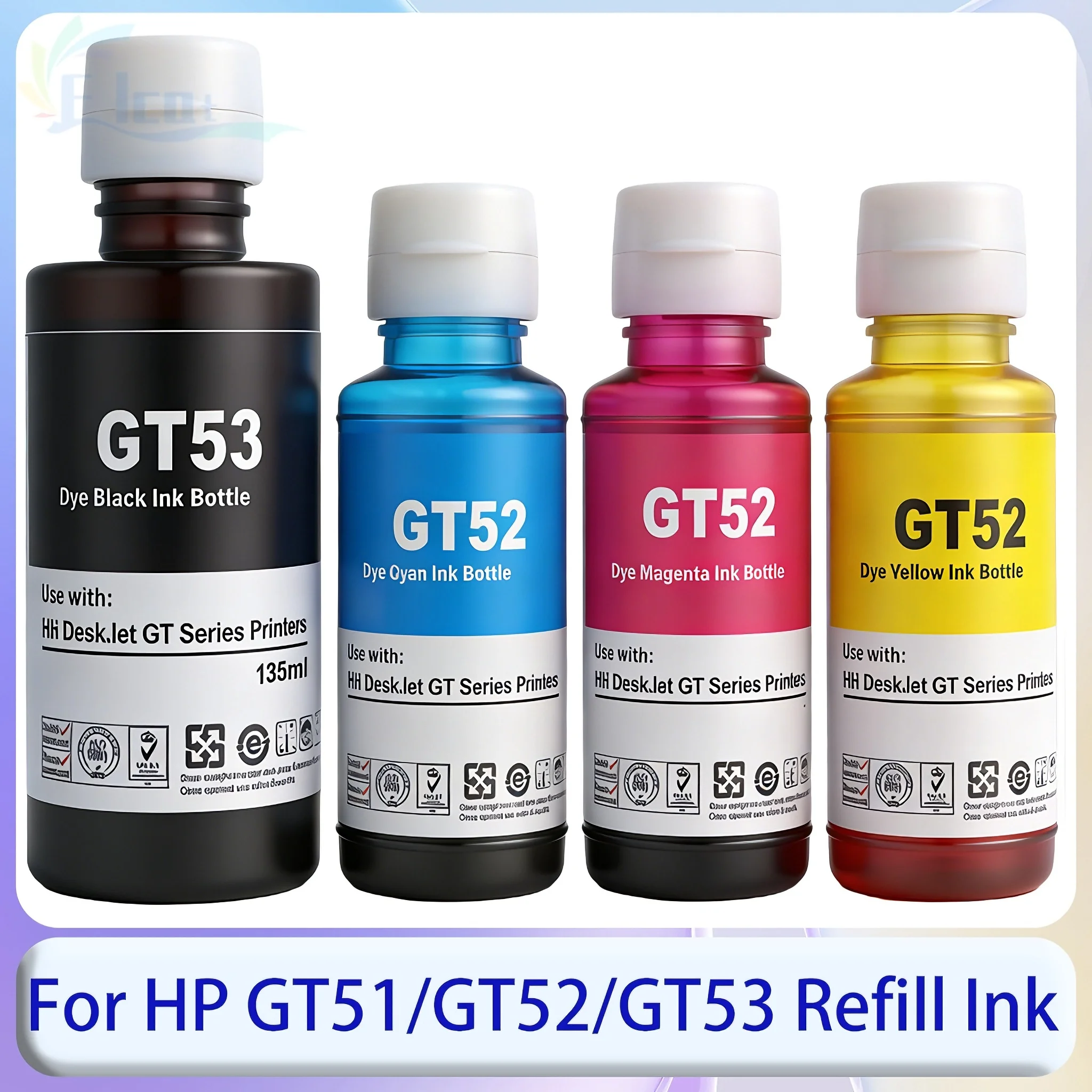 GT51 GT52 GT53 GT5810 GT5820 Nachfülltinte Dye tinte Für HP Smart Tank 450 455 500 510 515 519 530 559 615 618 655 720 750 Drucker Image
