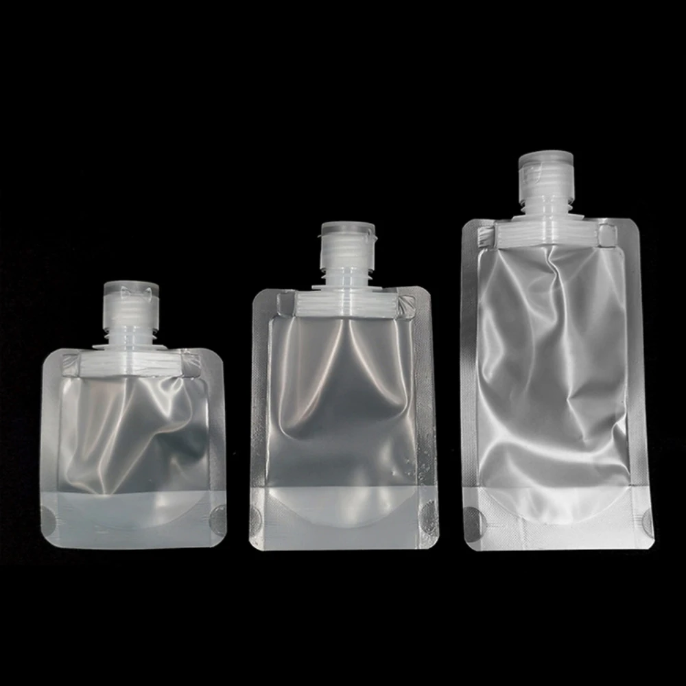 5 teil/los 30/50/100 ml Lotion Dispenser Tasche Reise Wiederverwendbare Beutel Shampoo Flüssigkeit Auslaufsicher Nachfüllbare Kosmetische Verpackung lagerung Image