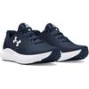 Laufschuh UNDER ARMOUR "UA Charged Surge 4", Gr. 49,5, blau (academy, academy, weiß), Textil, Synthetik, sportlich, Schuhe
