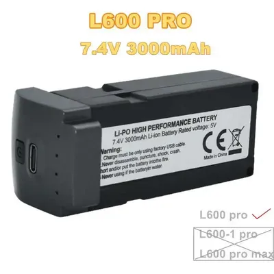 Original L600 PRO Drone Batterie 7,4 v 3000 mah Li-Ion Batterie Für LYZRC L600PRO Batterie Bürstenlosen Fotografie Quadcopter batterie