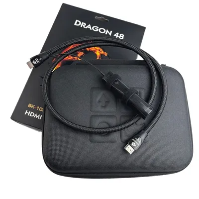 8K-10K Dragon HDMI Cable Solid PSS Silver Ultra HD AV TV High Speed 48Gbps HiFi Audio Video Line