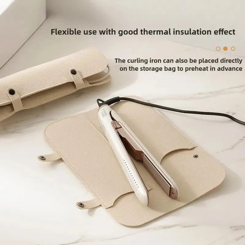 Haar Curling Eisen Lagerung Tasche Reise Filz Haarglätter Lagerung Tasche Flache Eisen Organizer Beutel Curling Eisen Isolierung Matte