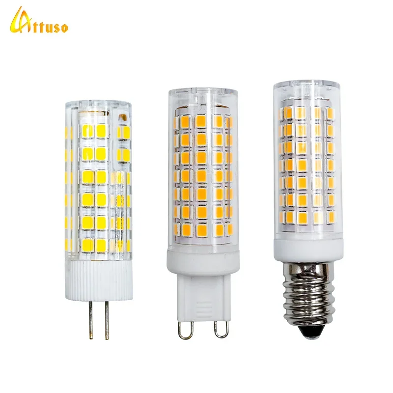 Led-lampe E14 G4 G9 Keramik Mais Lampe AC 220 V 3 W 5 W 9 W SMD 2835 Lampdas Led Strahler Ersetzen Halogen Kronleuchter Licht Image