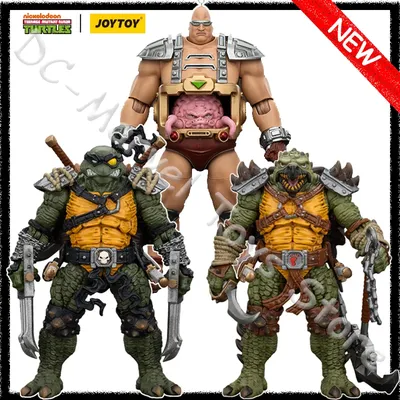 In Stock JOYTOY TMNT 1/18 Tmnt-Krang Tmnt-Tokka Tmnt-Slash Turtles Action Figure Customized Gift
