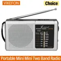 Radio portatile multifunzionale a basso consumo AM FM Mini Walkman a due bande Batteria Radio stereo