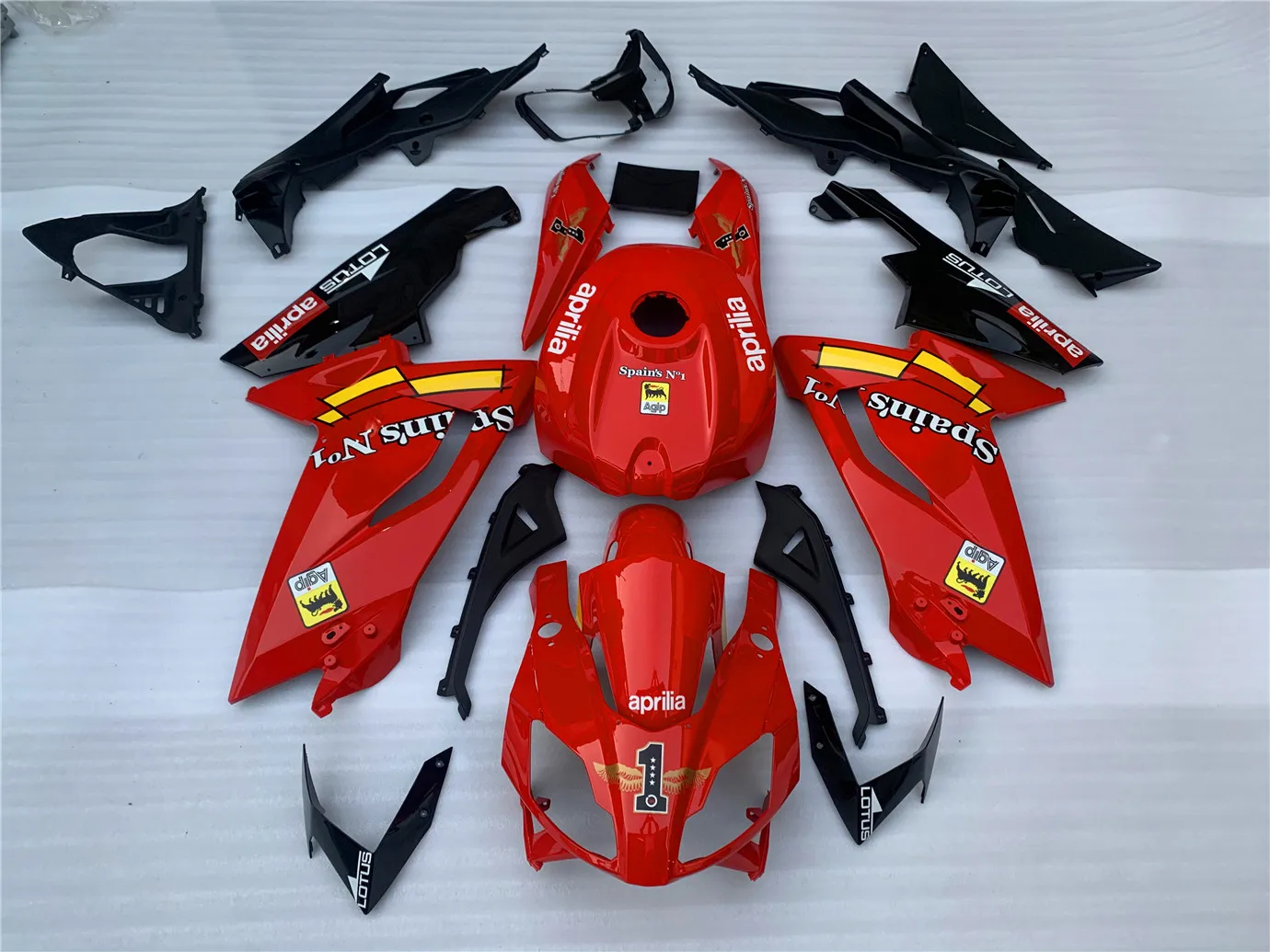 Kit carenatura stampo per Aprilia RS125 06 07 08 09 10 11 RS 125 2006 2011 Set carene ABS rosso