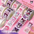 500 pezzi Sanrio Hello Kitty adesivo cartone animato simpatico cartone animato Kuromi My Melody