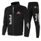 Red Bull Logo Abbigliamento sportivo da uomo Primavera e autunno Nuovo cardigan Colletto rialzato Giacca e pantaloni sportivi Abbigliamento sportivo casual in due pezzi