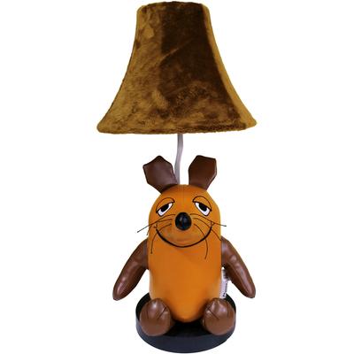 LED Tischleuchte "Die Maus", orange und braun, 1 flammig, Ø 26,00cm H: 52cm,, HAPPY LAMPS FOR SMILING EYES, Lampen, Hochwertig, Einzigartig, Zertifiziert, Nachhaltig Image