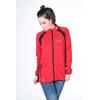 Fleecejacke DEPROC ACTIVE "ENDERBY II WMN", Damen, Gr. 36 (S), rot, 100% Polyester, casual, Langarm mit Gummizug, Jacken, auch in Großen Größen erhältlich