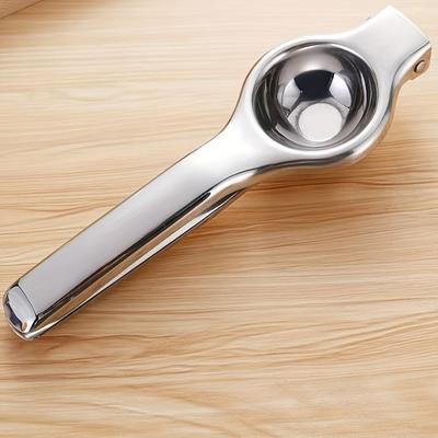 TEMU Stainless Steel Manual Citrus Juicer, Durable Lemon & Orange Squeezer With Handle For Fresh Juice At Home & Kitchen Image