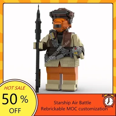 MOC Raum Schlacht Helm Serie Boushh Mega Abbildung Modell Bausteine Technologie Ziegel DIY Kreative Image
